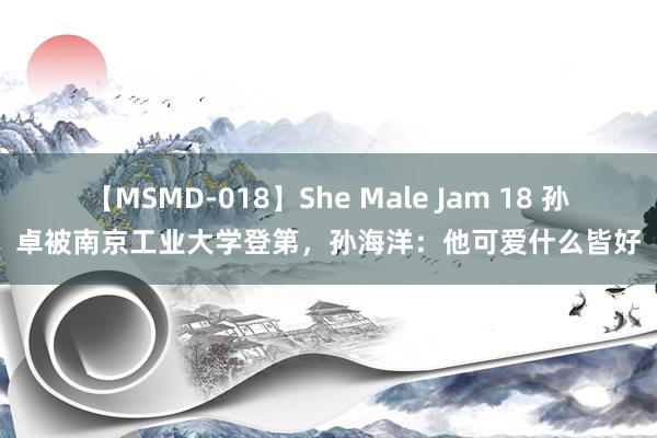 【MSMD-018】She Male Jam 18 孙卓被南京工业大学登第，孙海洋：他可爱什么皆好